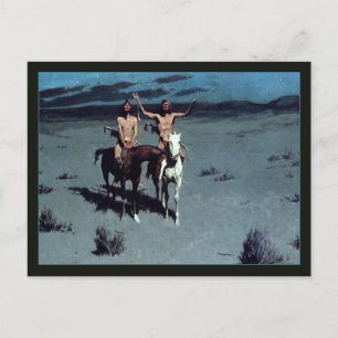 Moeder Night van Frederic Remington Briefkaart