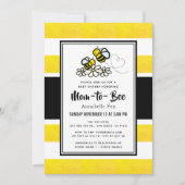 Moeder om Bij Cute Gele Baby Shower Kaart (Voorkant)