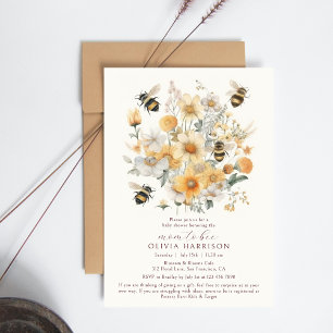 Moeder om wilde bloem bloemenkoppels Baby shower Kaart