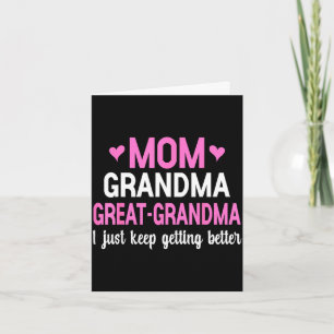 Moeder oma overgrootmoeder lieve vrouwen moeder mo kaart