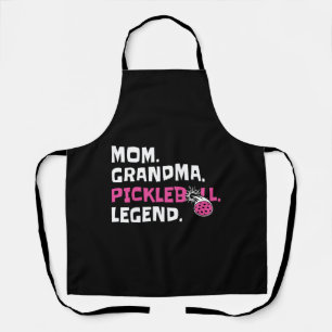 Moeder oma pickleball legende coach speler pro schort