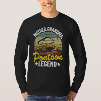 Moeder oma Pontoon Legend Lake Life Women Pont T-shirt