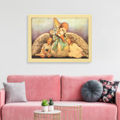  moeder ontbeert kinderen Jessie Willcox Smith Canvas Afdruk (Insitu (Woonkamer))