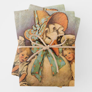  moeder ontbeert kinderen Jessie Willcox Smith Inpakpapier Vel