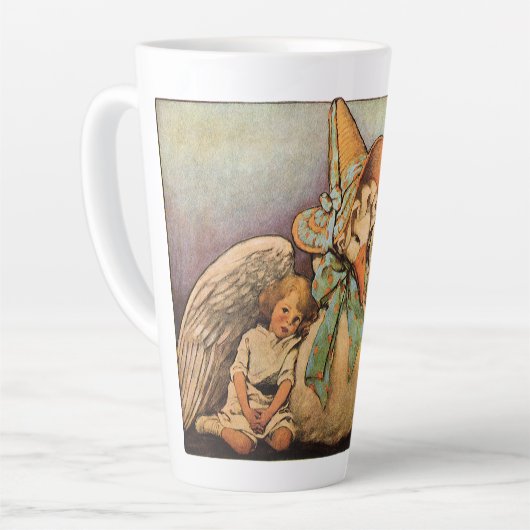  moeder ontbeert kinderen Jessie Willcox Smith Latte Mok (Linkerhoek)