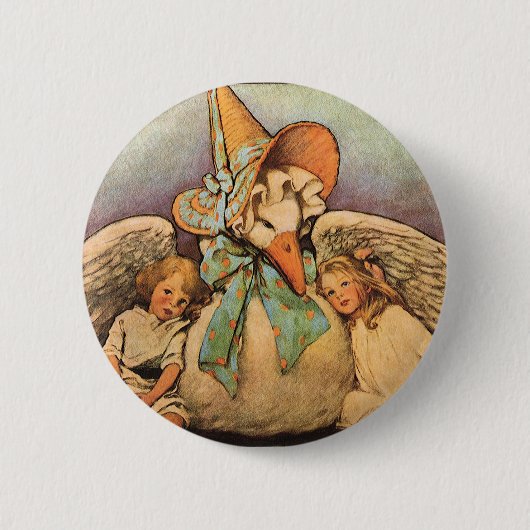 moeder ontbeert kinderen Jessie Willcox Smith Ronde Button 5,7 Cm (Voorkant)
