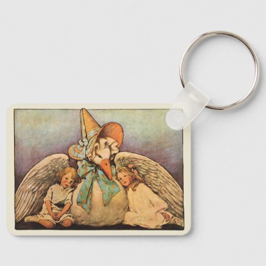  moeder ontbeert kinderen Jessie Willcox Smith Sleutelhanger (Voorkant)