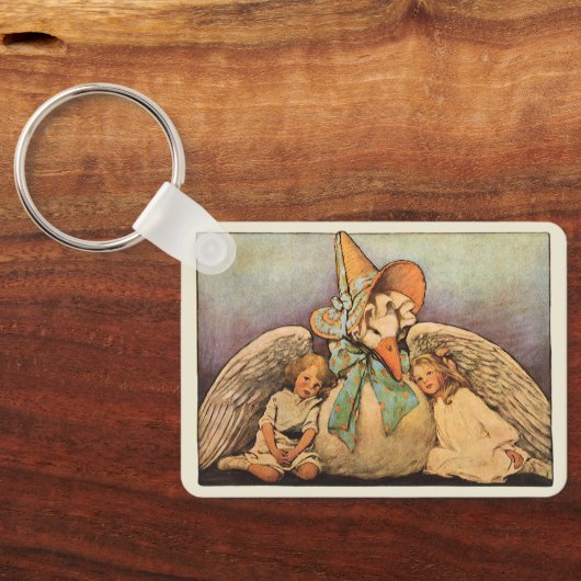  moeder ontbeert kinderen Jessie Willcox Smith Sleutelhanger (Achterkant)