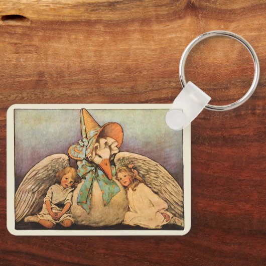 moeder ontbeert kinderen Jessie Willcox Smith Sleutelhanger (Voorkant)