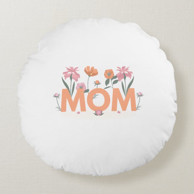 Moeder onze familie rond kussen (Voorkant)