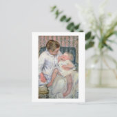 Moeder op het punt om haar Slapy Kind te wassen, 1 Briefkaart (Staand voorkant)