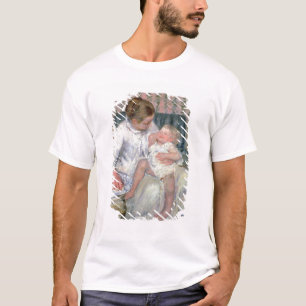 Moeder op het punt om haar Slapy Kind te wassen, 1 T-shirt