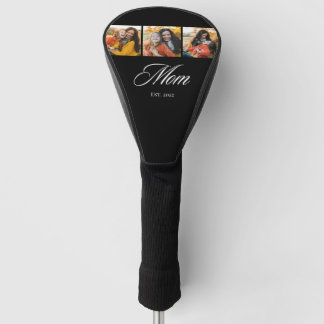Moeder Opgericht Elegant Schrift 3 Foto Golfheadcover