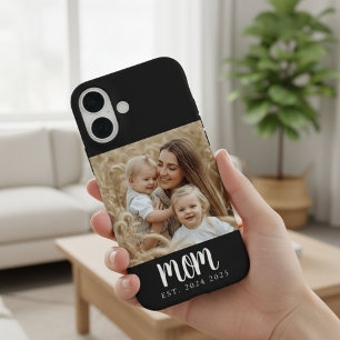 Moeder Opgericht Foto Cadeau Magneet iPhone 16 Hoesje