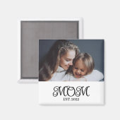 Moeder Opgericht Foto Moederdag Cadeau Magneet (Voorkant / Achterkant)