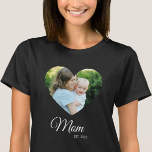 *Moeder Opgericht Foto Moederdag Cadeau T-Shirt