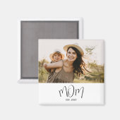 Moeder Opgericht Fotocadeau Magneet (Voorkant / Achterkant)