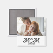 Moeder Opgericht Fotocadeau Magneet (Voorkant / Achterkant)