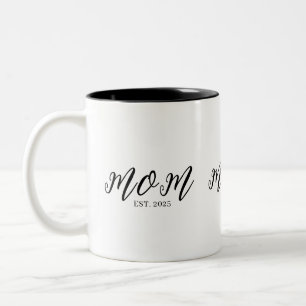Moeder Opgericht Nieuw Moeder Cadeau Tweekleurige Koffiemok