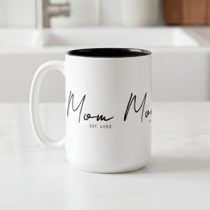 Moeder Opgericht Nieuw Moeder Cadeau Tweekleurige Koffiemok