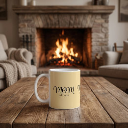 Moeder Opgericht Nieuw Moeder Cadeau Zwart Schrift Koffiemok