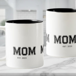 Moeder Opgericht Nieuw Moeder Geschenk Tweekleurig Tweekleurige Koffiemok