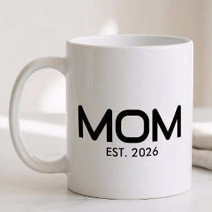 Moeder Opgericht Nieuwe Moeder Cadeau Koffiemok