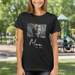 Moeder Opgericht Script Foto T-shirt
