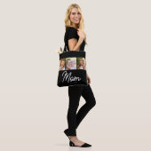 Moeder Opgericht Script Zwart 3 Foto Draagtas (Op model)