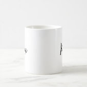 Moeder Opgericht Zwarte Schrift Koffiemok (Center)