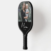 Moeder Opgerichte Pret Script Foto Pickleball Paddle (Links)
