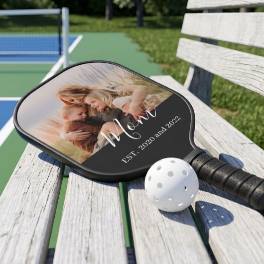 Moeder Opgerichte Pret Script Foto Pickleball Paddle