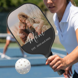 Moeder Opgerichte Pret Script Foto Pickleball Paddle