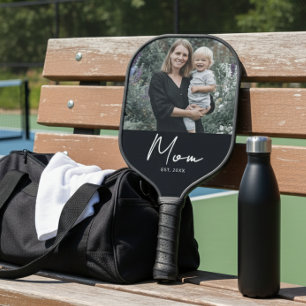 Moeder Opgerichte Pret Script Foto Pickleball Paddle