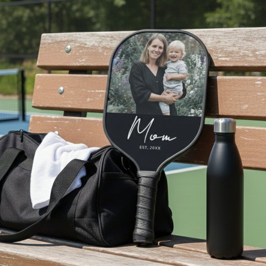 Moeder Opgerichte Pret Script Foto Pickleball Paddle