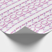 Moeder orchidee waterverf kunstviering cadeaupapier (Hoek)