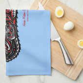 Moeder Otter & Baby Haida Art Kitchen Tea-Towel Theedoek (Quarter Fold)