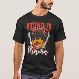 Moeder-ouder-eigenaar Dog Rottweiler mama T-shirt