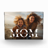 Moeder overlay met kinder namen moederdag fotoblokken (Voorkant)