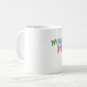 Moeder Patchwork Moederdag Cadeau Koffiemok (Voorkant links)