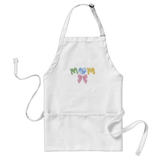 Moeder Patchwork Moederdag Geschenk Standaard Schort (Voorkant)