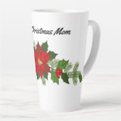 Moeder Poinsettias Latte Mok (Rechterhoek)