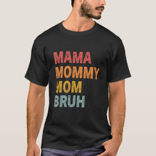 Moeder Quote Moeder Cool Moederdag Retro T-shirt