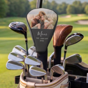 Moeder Richt Modern Schrift Foto Golfheadcover
