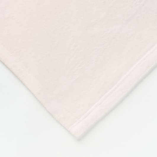 Moeder roos gouden foto blush fleece deken (Hoek)