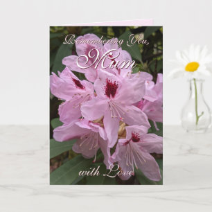 Moeder Roze Rhododendron Moederdag Kaart