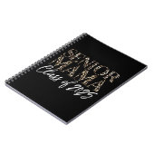 Moeder Senior 2025 Trotse Moeder van een Klasse va Notitieboek (Linkerzijde)