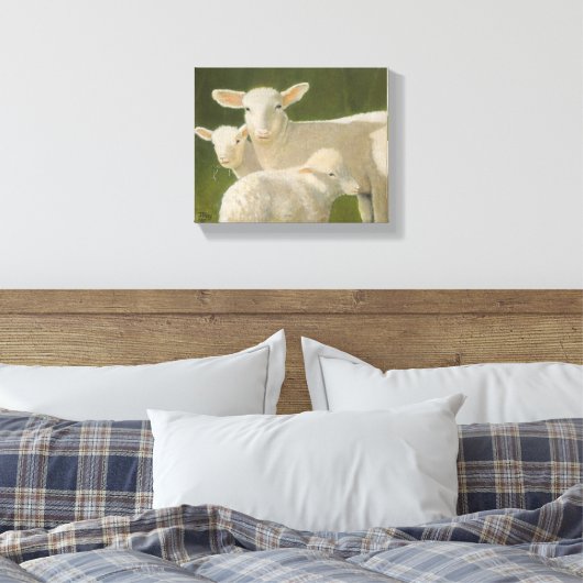 Moeder Sheep Canvas Afdruk (Insitu (Slaapkamer))
