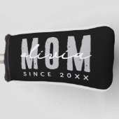 Moeder sinds 20XX Modern Eenvoudig Preppy Golfheadcover (Voorkant)