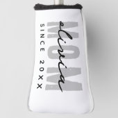 Moeder sinds 20XX Modern Eenvoudig Preppy Golfheadcover (Draai 90)